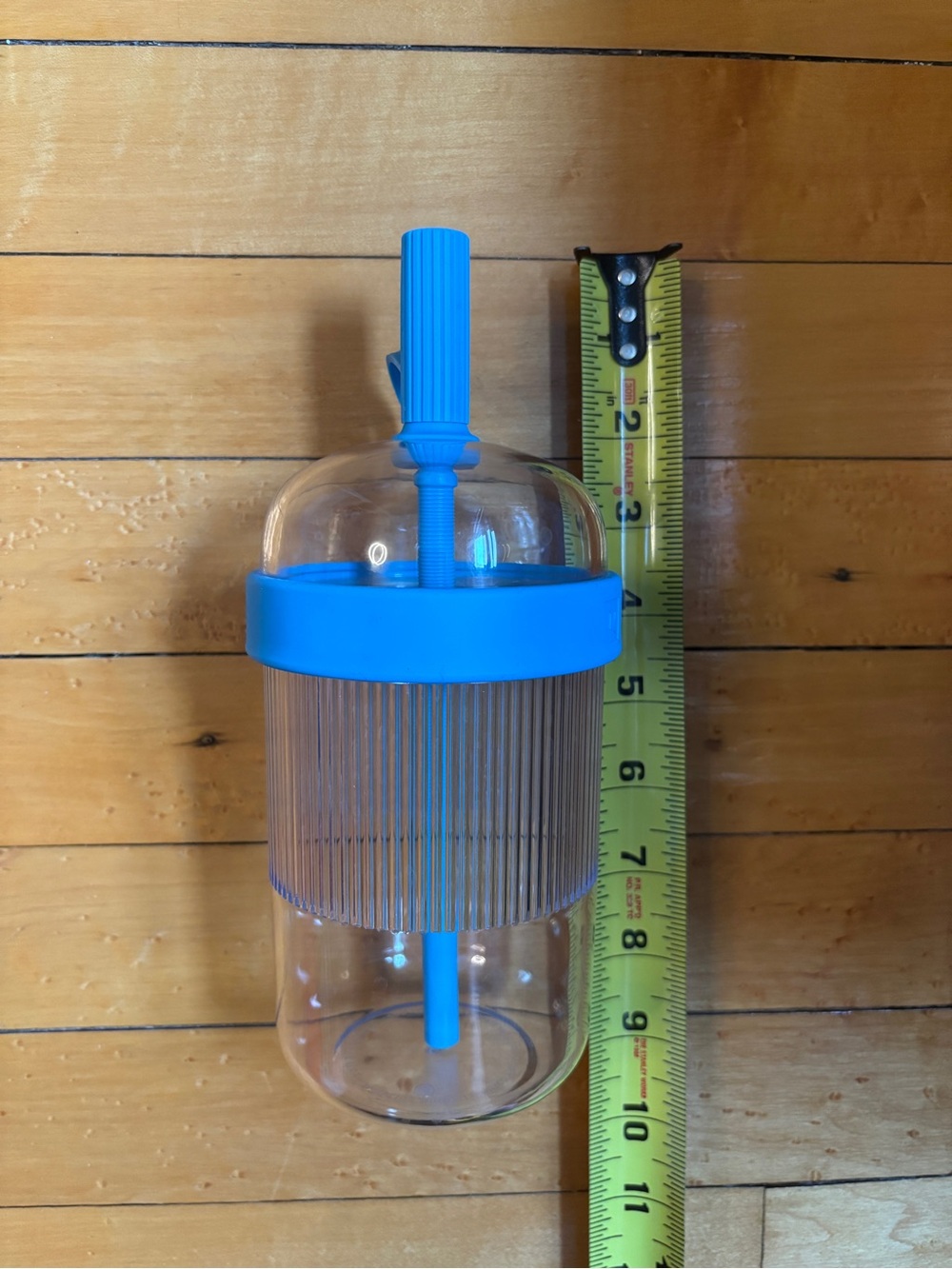 EUC Nespresso Limited Edition 18 Ounce Travel Iced Coffee Tumbler in NOLA Blue - Picture 12 of 16